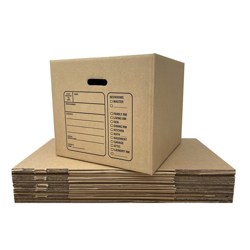 Uboxes 10 Premium Medium Moving Boxes 18x18x16" Cardboard Box - Image 3